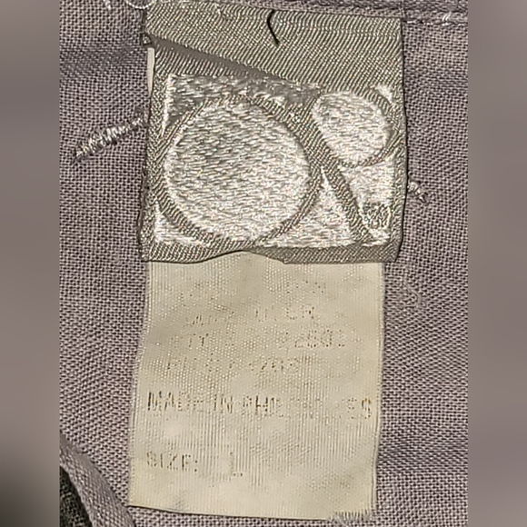 Vintage OP Charcoal button-down surfer shirt. Sz L - Picture 12 of 13